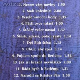 Foto inzerátu CD - VÁNOČNÍ KOLEDY / 12 lidových vánočních melodií