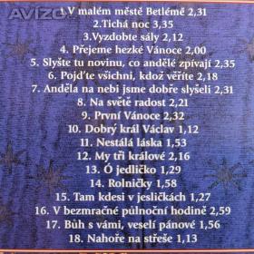 Foto inzerátu CD - VÁNOČNÍ KOLEDY / 18 klasických vánočních melodií