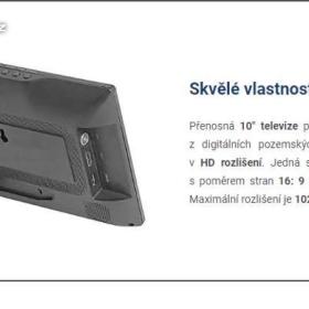 Foto inzerátu přenosný televizor TREVI LTV (v záruce)