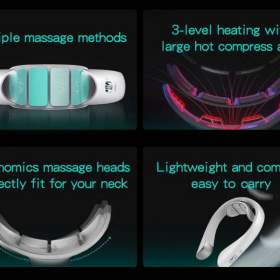 Foto inzerátu Masážní přístroj na krk SKG K5PRO nový , nepoužitý , záruka