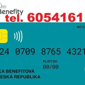 Foto inzerátu CELÁ ČR: Proplatím kredit z BENEFITNÍ a STRAVENKOVÉ KARTY, POUKÁZKY, stravenky a další