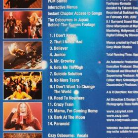 Foto inzerátu DVD - OZZY OSBOURNE / Live at Budokan