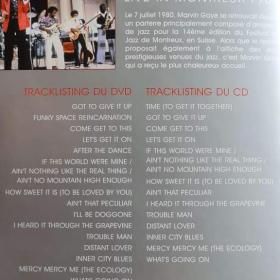 Foto inzerátu DVD - MARVIN GAYE / Live in Montreux (DVD+CD)