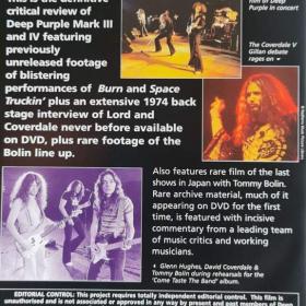 Foto inzerátu DVD - DEEP PURPLE / An Independent Critical Review