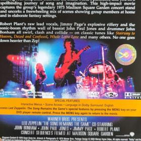 Foto inzerátu DVD - LED ZEPPELIN / The Song Remains The Same