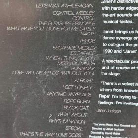 Foto inzerátu DVD - JANET JACKSON / The Velvet Rope Tour