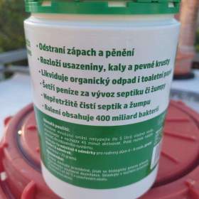 Foto inzerátu Bakterie do septiku 350,-Kč PROSTĚJOV m: 731 855 194