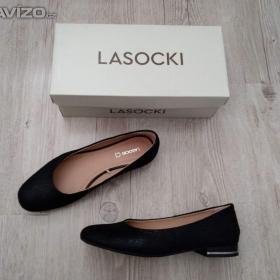 Dámské kožené baleríny zn. Lasocki vel.39  / 18413597
