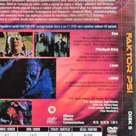 Foto inzerátu DVD - FAKTOR PSÍ / KRONIKA PARANORMÁLNÍCH JEVŮ - 3.