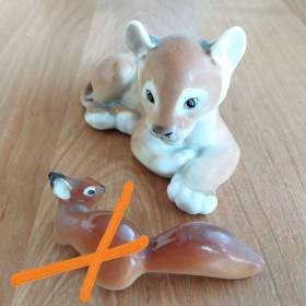 Foto inzerátu Keramika, porcelán: talíře, tácy, hrníčky, misky, figurky aj. Něco i zdarma