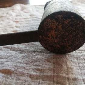 Foto inzerátu HISTORICKÁ KLEMPÍŘSKÁ PÁJKA MĚDĚNÁ, VELKÁ, NA NAHŘÍVÁNÍ