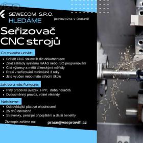 Seřizovač/ka CNC soustruhů HAAS -  2 směnný provoz 50-  70 000Kč / 18456673