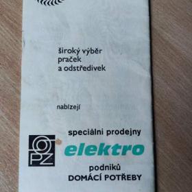 Foto inzerátu Katalog pračky 1974