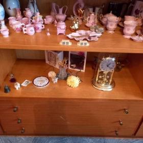Prodám sbírku růžového porcelánu,  / 18487160
