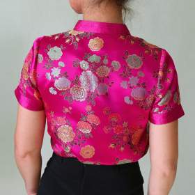 Foto inzerátu Nová brokátová halenka v čínském stylu Indiska vel.S