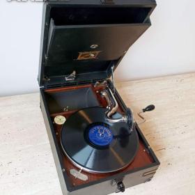 Fotka k inzerátu His Master’ Voice – gramofon na kliku z roku 1925, top stav / 18518826