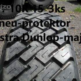 NAKLADNI PNEU 10R 15 *NEJETE. protektor 10R 15, kostra Dunlop- major. / 18520005
