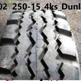 Prodam 4 kusy nakladnich pneu 250- 15 Dunlop. 250- 15 / 18520007