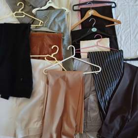 Foto inzerátu Dámské kalhoty vel. 42 pro štíhlou postavu od 180 cm