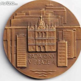 Foto inzerátu Medaile – PRAHA 4 obvod – za zásluhy o výstavbu