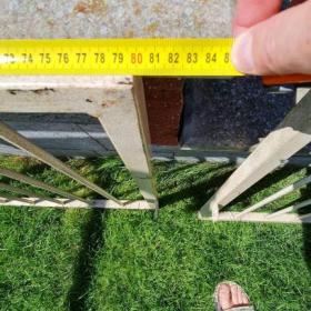 Foto inzerátu prodám 2ks mříží na menší okna ,či sklep