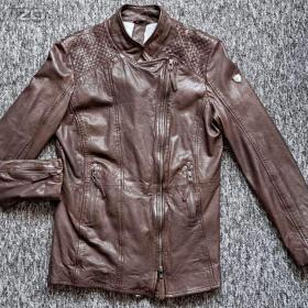 Fotka k inzerátu Dámská kožená bunda -  brown Gipsy  / 18722822