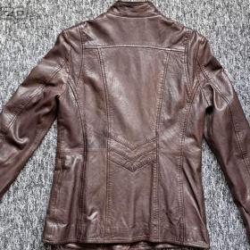 Foto inzerátu Dámská kožená bunda - brown Gipsy 