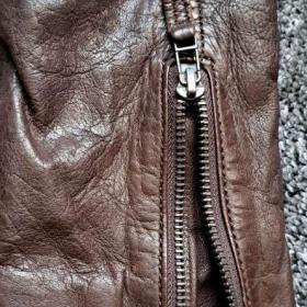 Foto inzerátu Dámská kožená bunda - brown Gipsy 