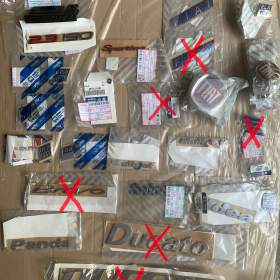 Znak štítek nápis FIAT -  VŠE ORIGINAL / 18575307