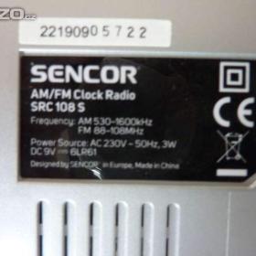 Foto inzerátu Philips AJ 3225 a Sencor SRC 108S