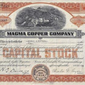 Akcii -  Společnost MAGMA měď – 10 -  23.4.1936 / 18751192