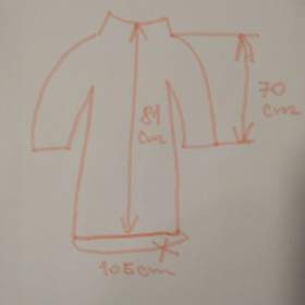 Foto inzerátu Dívčí/dámský zimní kabát.