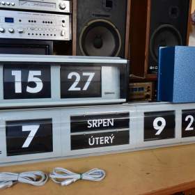 Fotka k inzerátu Překlápěcí hodiny PRAGOTRON CPJ 061/1 a IPJ 0612 / 19683114