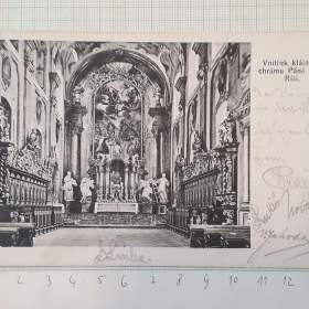 Fotka k inzerátu Nová Říše -  vnitřek klášterního chrámu / 18817599
