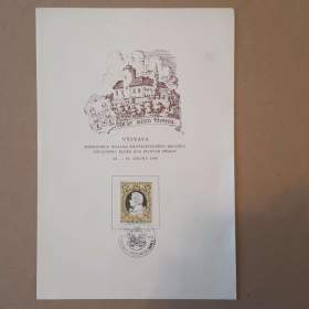 Fotka k inzerátu Mozart 30 hal., výstava poštovních známek Přerov 1956 / 18818944