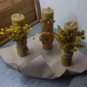 Foto inzerátu Svíčky z včelího vosku 