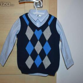 Fotka k inzerátu Prodám set košile+vestička / 19962336