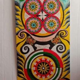 Foto inzerátu PRODÁM PĚKNÉ ABSTRAKTNÍ MALBY NA SOLOLITU-LEVNĚ!!!