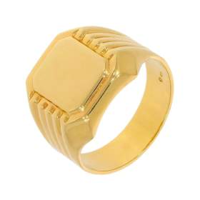 Fotka k inzerátu NOVÝ Pánsky pečatný prsteň zo žltého 14k zlata -  Korai / 18854514