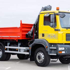 Fotka k inzerátu MAN TGA 18.280 4X4 TŘÍSTRANNÝ SKLÁPĚČ + HYDRAULICKÁ RUKA EU4 / 19660952