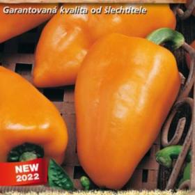 Paprika zeleninová raná oranžová Dvorana (semena) www. levna- semena. cz / 18860418