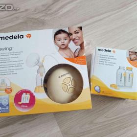 Odsávačka mateřského mléka Medela Swing -  málo používaná / 18871326