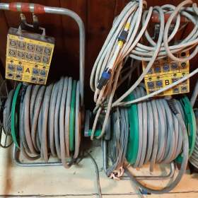 Fotka k inzerátu 2 ks. multipárových kabelů se Stage boxem Amma Sounds System / 18877792