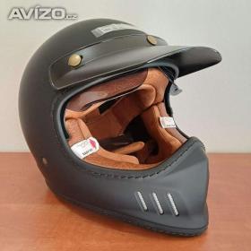 Foto inzerátu Retro přilba Black ROYALE SOLID