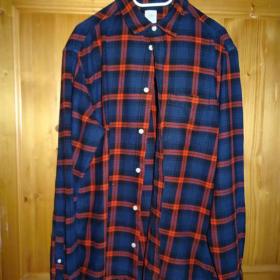 Foto inzerátu Károvaná flanelová košile H&M s dlouhým rukávem vel. M