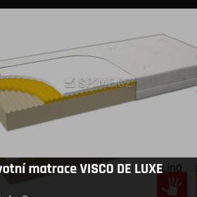 Fotka k inzerátu Matrace VISCO DE LUXE HARD  200x70x18 cm / 18903608