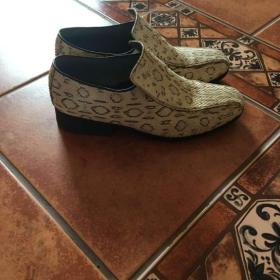 Foto inzerátu Modní mokasíny z pravého hada žádná napodobenina.