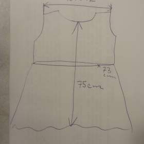 Foto inzerátu Nové dívčí bílé šaty.