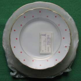 Fotka k inzerátu Porcelánové talířky -  koláčová souprava / 18923666