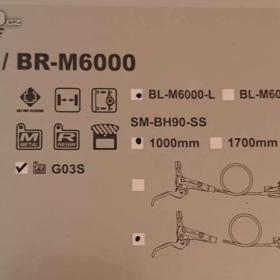 Foto inzerátu Brzdová páka SHIMANO DEORE BL-M6000-L